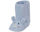 Playshoes Babyschuhe Maus gefüttert Gr. 16/17 (Hellblau) [Babykleidung]