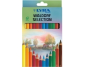 Buntstifte Waldorf Selection, 12 Farben, lackiert
