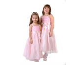 Nr. 301.3 Blumenkindkleid Taufkleid Festkleid Kleid ROSE Gre 74-138 / 1-10 Jahre