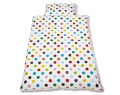 Pinolino Bett- und Kopfkissenbezug für Kinderbetten 2-tlg. Dots